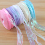 Korean style wavy ribbon DIY handmade flower