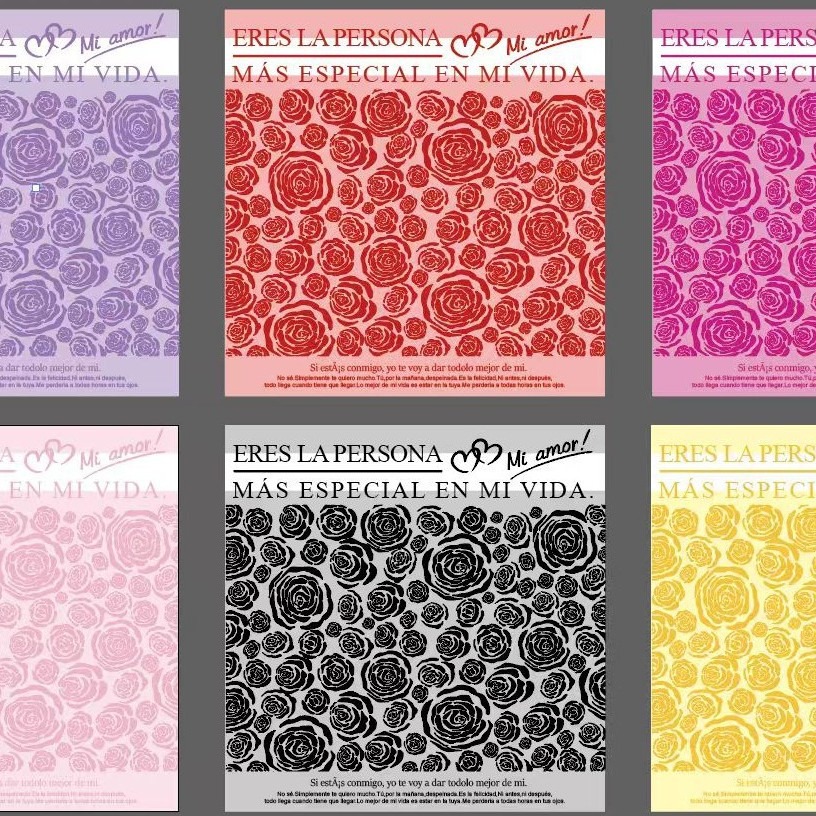 主图1 Flower wrapping paper YHJDAY - Image 1