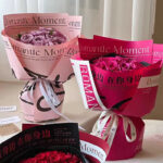 Flower wrapping paper ZRAH（20sheets/bag） - Image 2