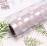 iridescent polka dot mesh - Image 5