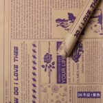Flower wrapping paper XSB（20sheets/bag） - Image 3