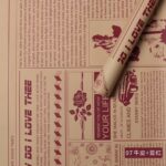 Flower wrapping paper XSB（20sheets/bag） - Image 7