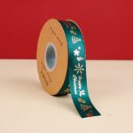 Merry Christmas Ribbon 2.5cm 25yards - Image 4