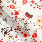 Flower wrapping paper HDRZ（20sheets/bag） - Image 11